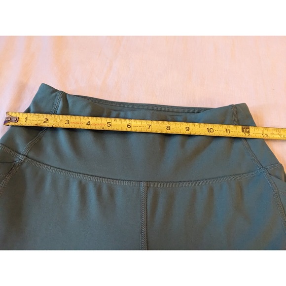 Green Women's Xs Dsg Leggings with Stretchy Fabric And Waist Band - Picture 4 of 7